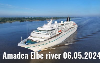 Amadea Elbe river 06.05.2024 heading to Hamburg