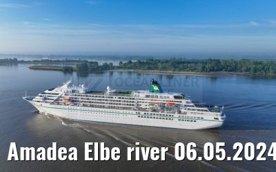 Amadea Elbe river 06.05.2024 heading to Hamburg