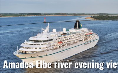 Amadea Elbe river evening view 06.05.2024