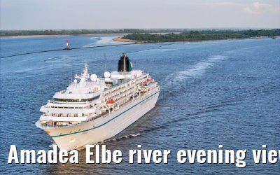 Amadea Elbe river evening view 06.05.2024