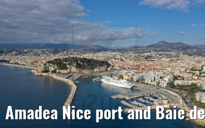 Amadea Nice port and Baie des Anges 22.12.2021