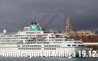 Amadea port of Malaga 19.12.2021