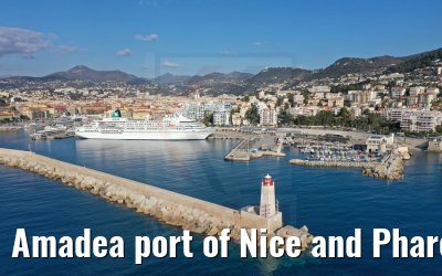 Amadea port of Nice and Phare de Nice 22.12.2021