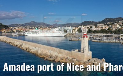 Amadea port of Nice and Phare de Nice 22.12.2021