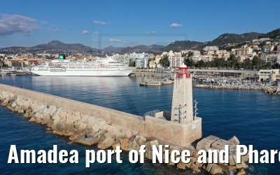 Amadea port of Nice and Phare de Nice 22.12.2021