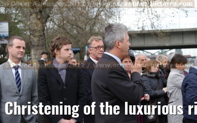 Christening of the luxurious river cruise ship AMELIA (Phoenix Reisen / Scylla AG) in Cologne - March 31, 2012