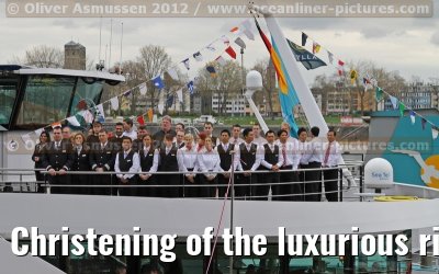 Christening of the luxurious river cruise ship AMELIA (Phoenix Reisen / Scylla AG) in Cologne - March 31, 2012