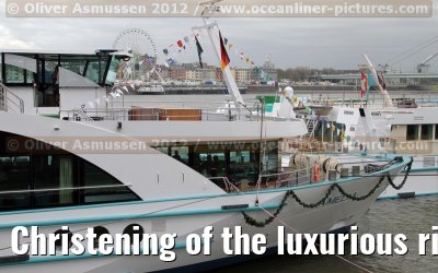 Christening of the luxurious river cruise ship AMELIA (Phoenix Reisen / Scylla AG) in Cologne - March 31, 2012