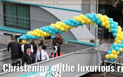 Christening of the luxurious river cruise ship AMELIA (Phoenix Reisen / Scylla AG) in Cologne - March 31, 2012