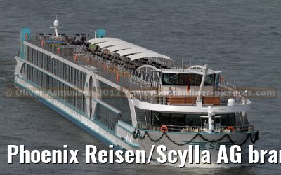Phoenix Reisen/Scylla AG brand new AMELIA on the first journey from Cologne to Koblenz - March 28, 2012 