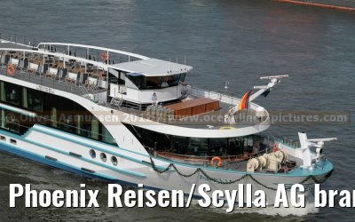 Phoenix Reisen/Scylla AG brand new AMELIA on the first journey from Cologne to Koblenz - March 28, 2012 