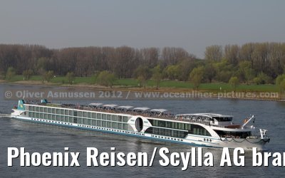 Phoenix Reisen/Scylla AG brand new AMELIA on the first journey from Cologne to Koblenz - March 28, 2012 