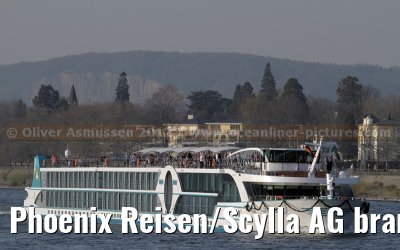 Phoenix Reisen/Scylla AG brand new AMELIA on the first journey from Cologne to Koblenz - March 28, 2012 