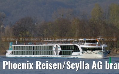 Phoenix Reisen/Scylla AG brand new AMELIA on the first journey from Cologne to Koblenz - March 28, 2012 