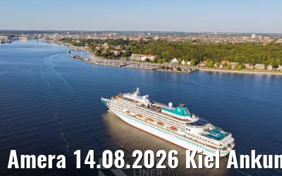 Amera 14.08.2026 Kiel Ankunft