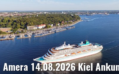 Amera 14.08.2026 Kiel Ankunft