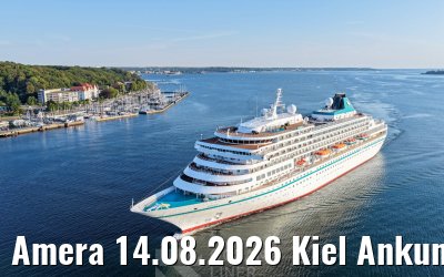 Amera 14.08.2026 Kiel Ankunft
