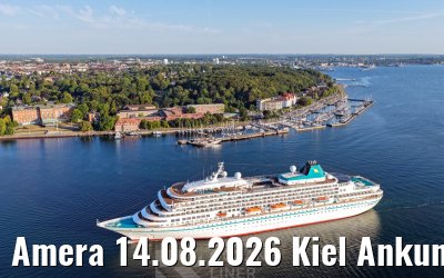 Amera 14.08.2026 Kiel Ankunft