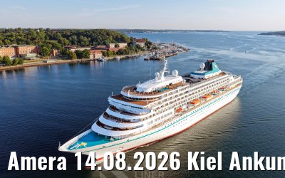 Amera 14.08.2026 Kiel Ankunft