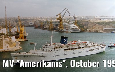 MV "Amerikanis", October 1994 port of Valletta, Malta