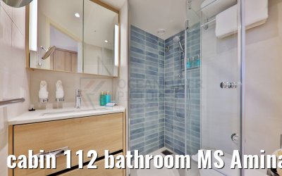 cabin 112 bathroom MS Amina