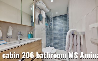 cabin 206 bathroom MS Amina