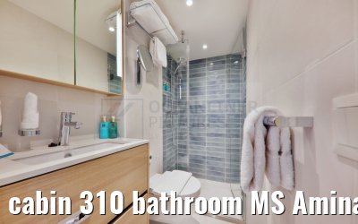 cabin 310 bathroom MS Amina