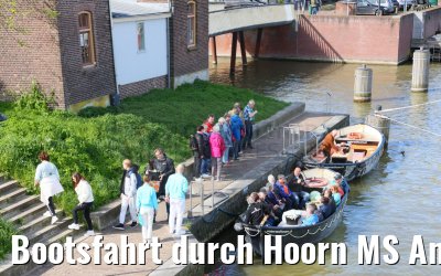 Bootsfahrt durch Hoorn MS Amina