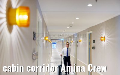 cabin corridor Amina Crew