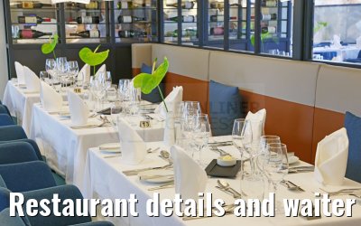 Restaurant details and waiter AMINA