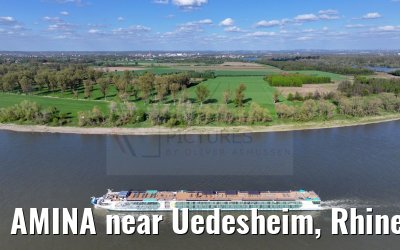 AMINA near Uedesheim, Rhine river 10.04.2024