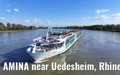 AMINA near Uedesheim, Rhine river 10.04.2024