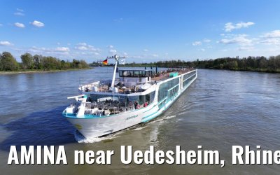 AMINA near Uedesheim, Rhine river 10.04.2024