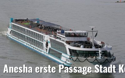 Anesha erste Passage Stadt Koeln 24.06.2015