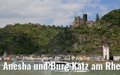Anesha und Burg Katz am Rhein 27.06.2015