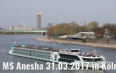 MS Anesha 31.03.2017 in Köln