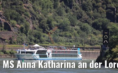MS Anna Katharina an der Loreley 29.06.2019