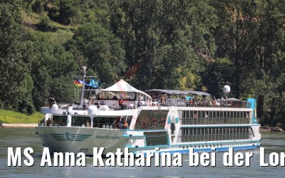 MS Anna Katharina bei der Loreley 29.06.2019