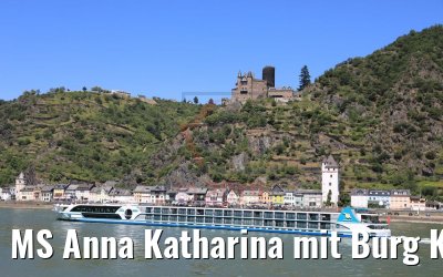 MS Anna Katharina mit Burg Katz 29.06.2019
