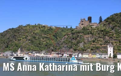 MS Anna Katharina mit Burg Katz 29.06.2019