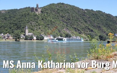 MS Anna Katharina vor Burg Maus 29.06.2019