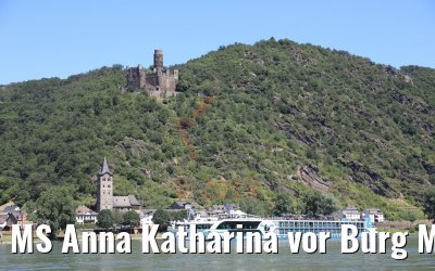 MS Anna Katharina vor Burg Maus 29.06.2019