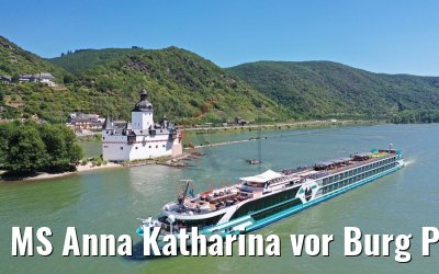 MS Anna Katharina vor Burg Pfalzgrafenstein in Kaub 29.06.2019