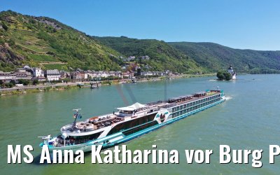 MS Anna Katharina vor Burg Pfalzgrafenstein in Kaub 29.06.2019