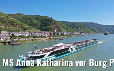 MS Anna Katharina vor Burg Pfalzgrafenstein in Kaub 29.06.2019