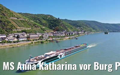 MS Anna Katharina vor Burg Pfalzgrafenstein in Kaub 29.06.2019
