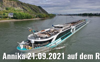 Annika 21.09.2021 auf dem Rhein