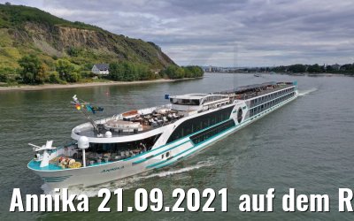 Annika 21.09.2021 auf dem Rhein