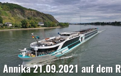 Annika 21.09.2021 auf dem Rhein