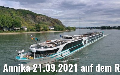 Annika 21.09.2021 auf dem Rhein